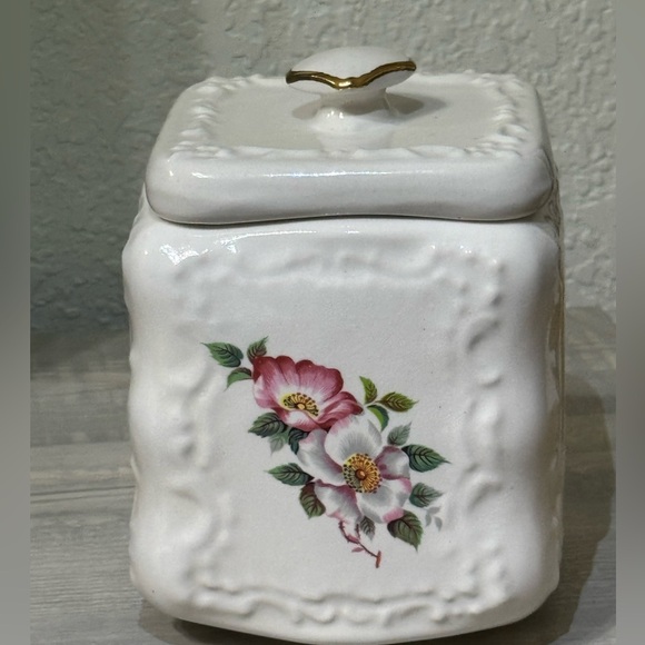 Rare Vintage House of Webster “Wild Briar Rose” canister. No private emailing. - Picture 1 of 8